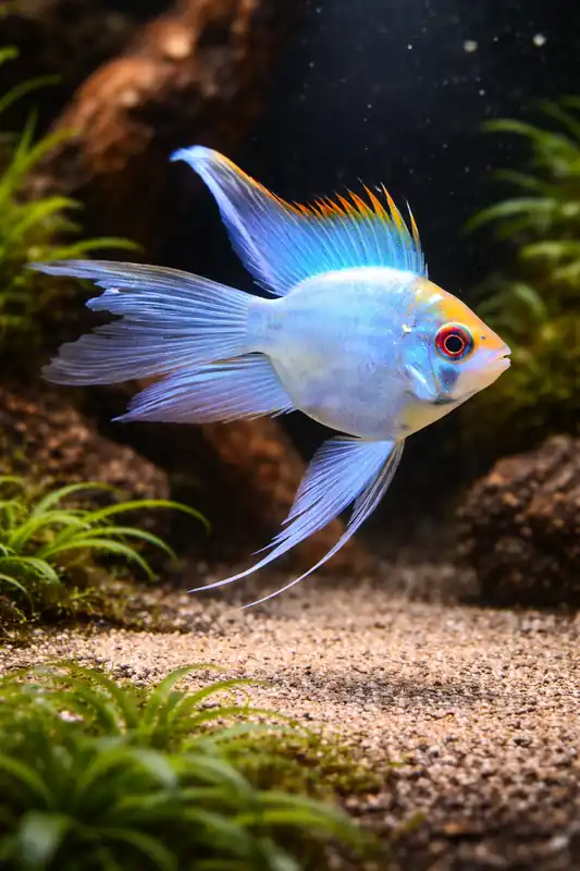 Balloon Electric Blue Ram Longfin - Sun Pet
