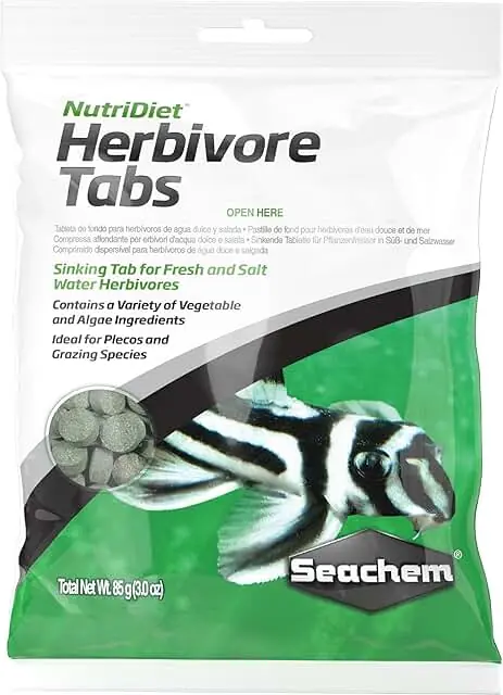 Seachem NutriDiet Herbivore Tabs - Natural Environment Aquatix