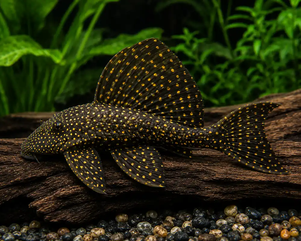 Gold Spot Sailfin Pleco - Natural Environment Aquatix