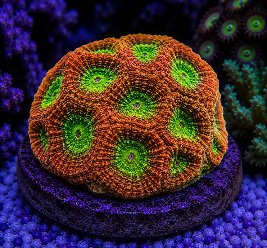2 Color Favia - Natural Environment Aquatix