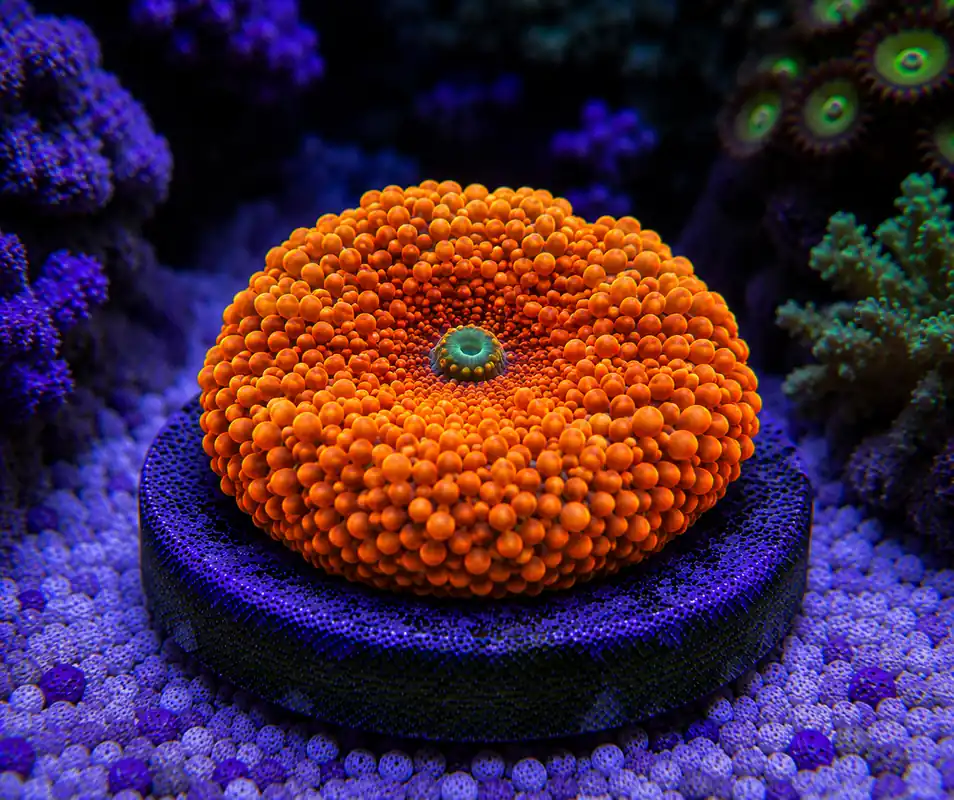 Orange Ricordea - Natural Environment Aquatix