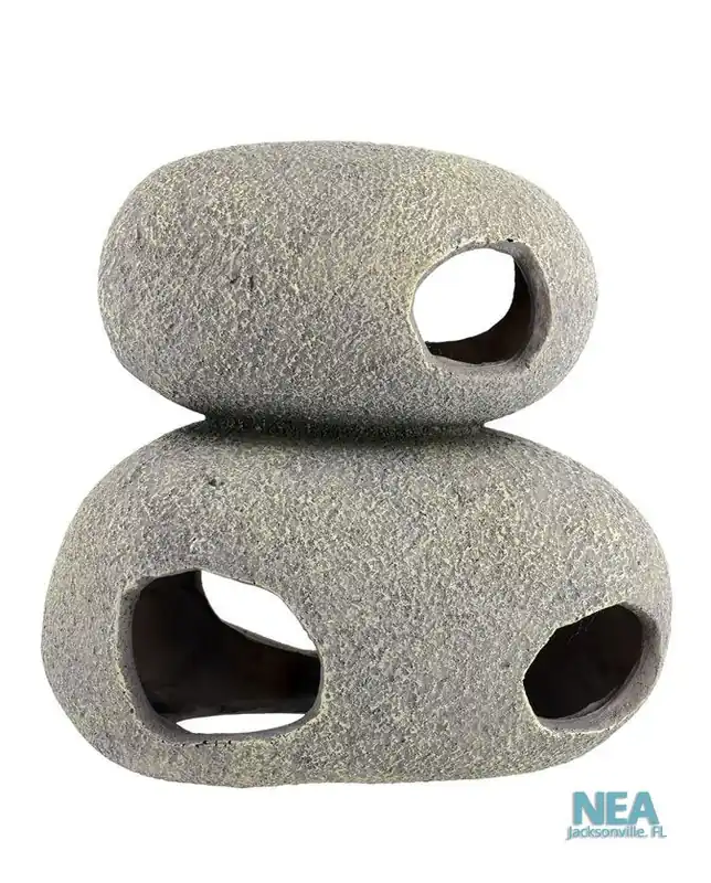 2 Stone Multi Hide Cave Aquarium Ornament - DFW