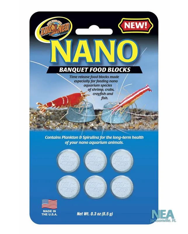 Nano Banquet Food Block 6pk - Natural Environment Aquatix
