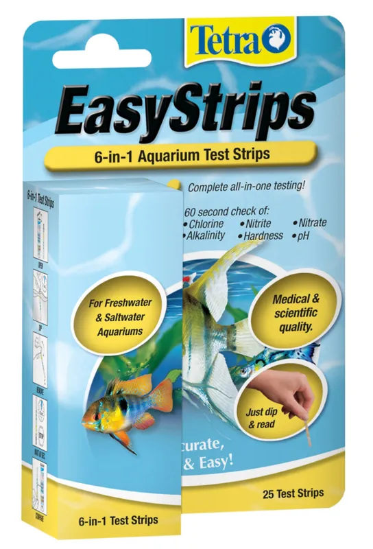 Tetra 6 in 1 Aquarium Test Strips - Natural Environment Aquatix