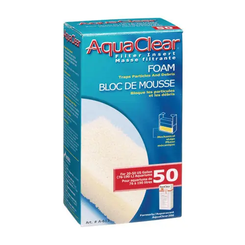 Foam Filter Insert for AquaClear 50/200 - 1 pk