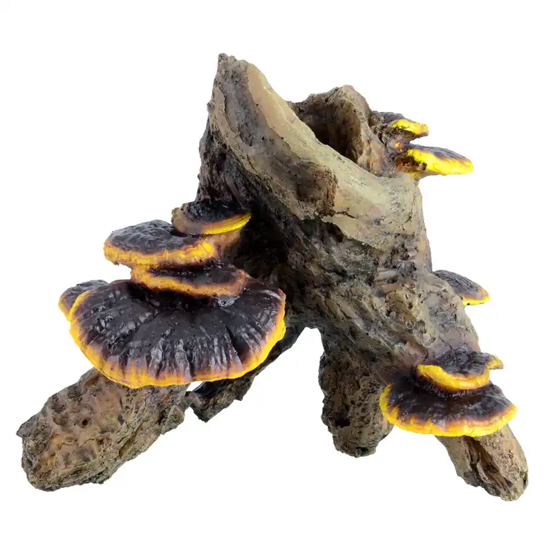 Root with Mushroom Aquarium Ornament - Royal