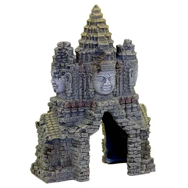 Angkor Wat Temple Gate Aquarium Ornament - Central Pet