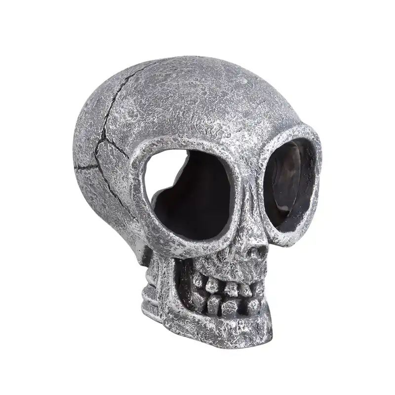 Alien Skull Aquarium Ornament - Royal