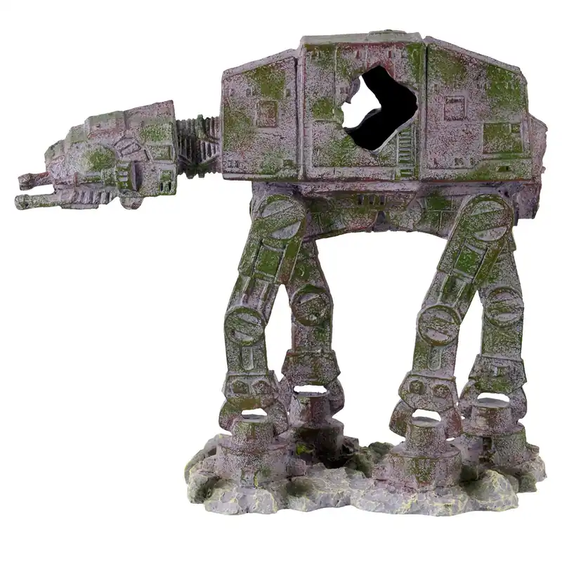 Space Battle Tank Aquarium Ornament - Royal