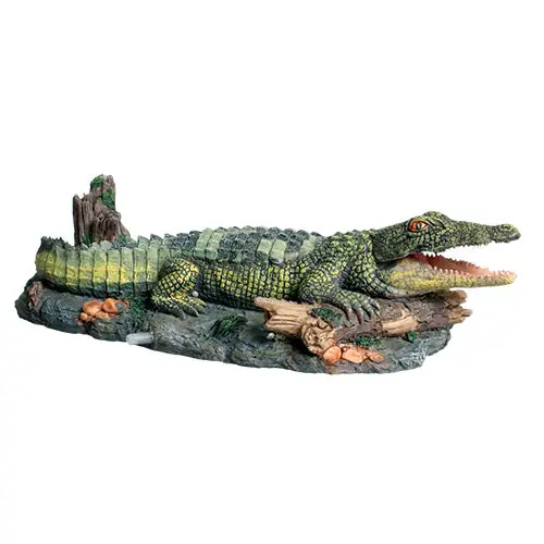 Laughing Gator Aquarium Ornament - Royal