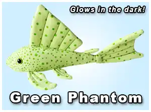 Green Phantom Pleco Plush - GreenPleco