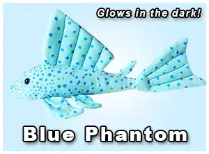Blue Phantom Pleco Plush - GreenPleco