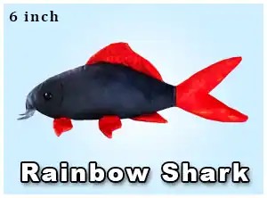 Rainbow Shark Plush - GreenPleco