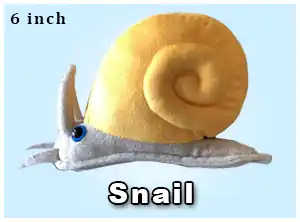 Snail Plushie - Natural Environment Aquatix