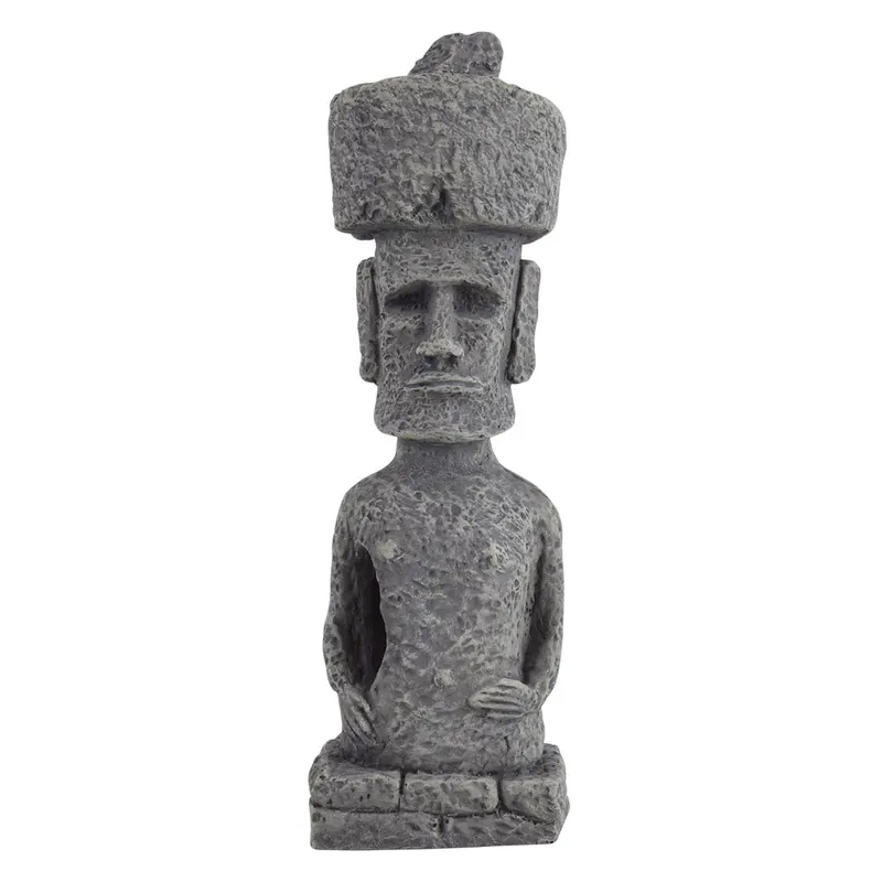 Moai Pukao Aquarium Ornament - Royal