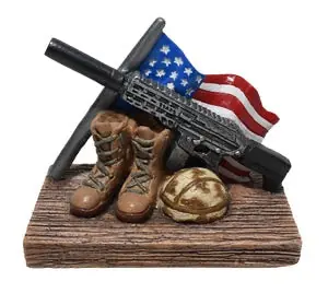 4" FALLEN SOLDIER RESIN ORNAMENT - Hikari