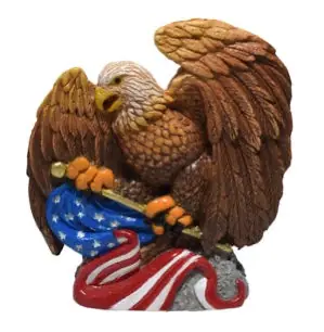4.5" AMERICAN EAGLE RESIN ORNAMENT - Hikari