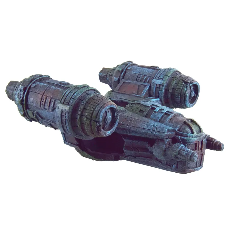Gunship Aquarium Ornament - Royal