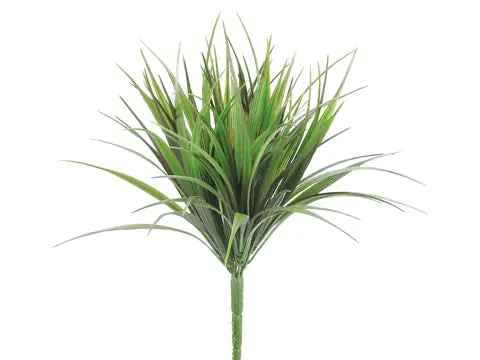 12" Vanilla Grass Bush Mix Green/Red - DFW
