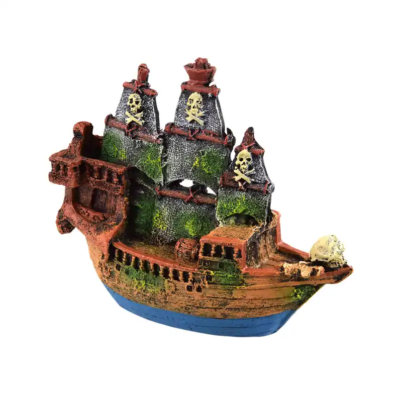 Sea King Shipwreck Aquarium Ornament - Natural Environment Aquatix