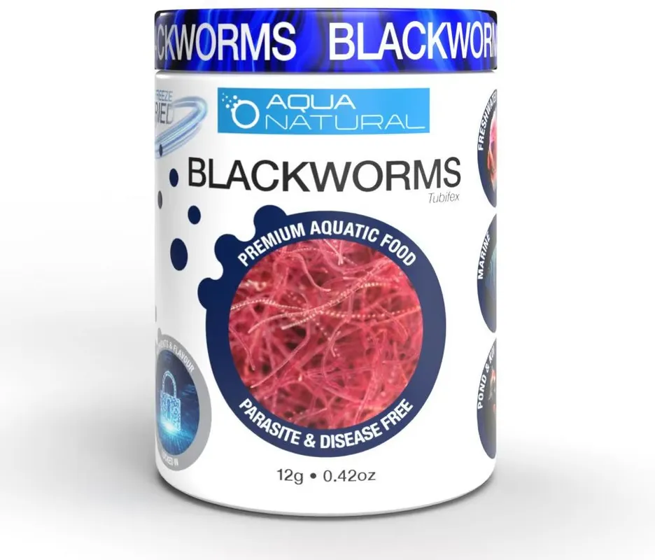 Aqua Natural Blackworms cubes - Pisces