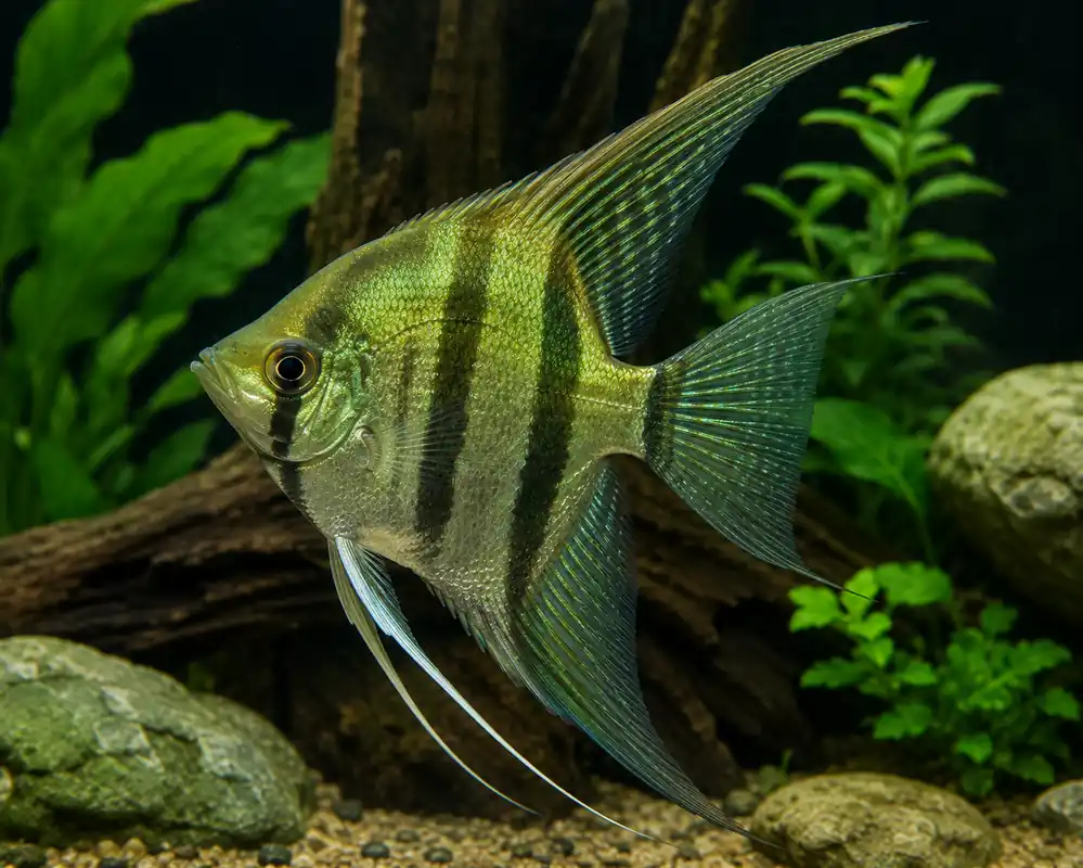 Green Bulgarian Angelfish - Natural Environment Aquatix