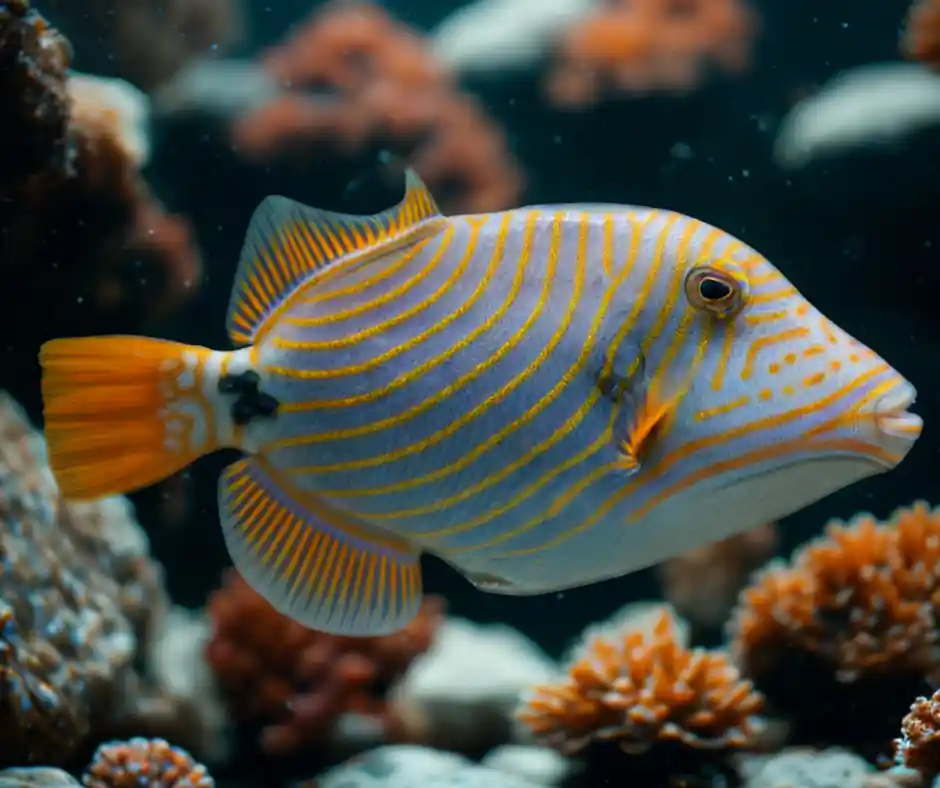 Undulate Trigger Fish - Natural Environment Aquatix