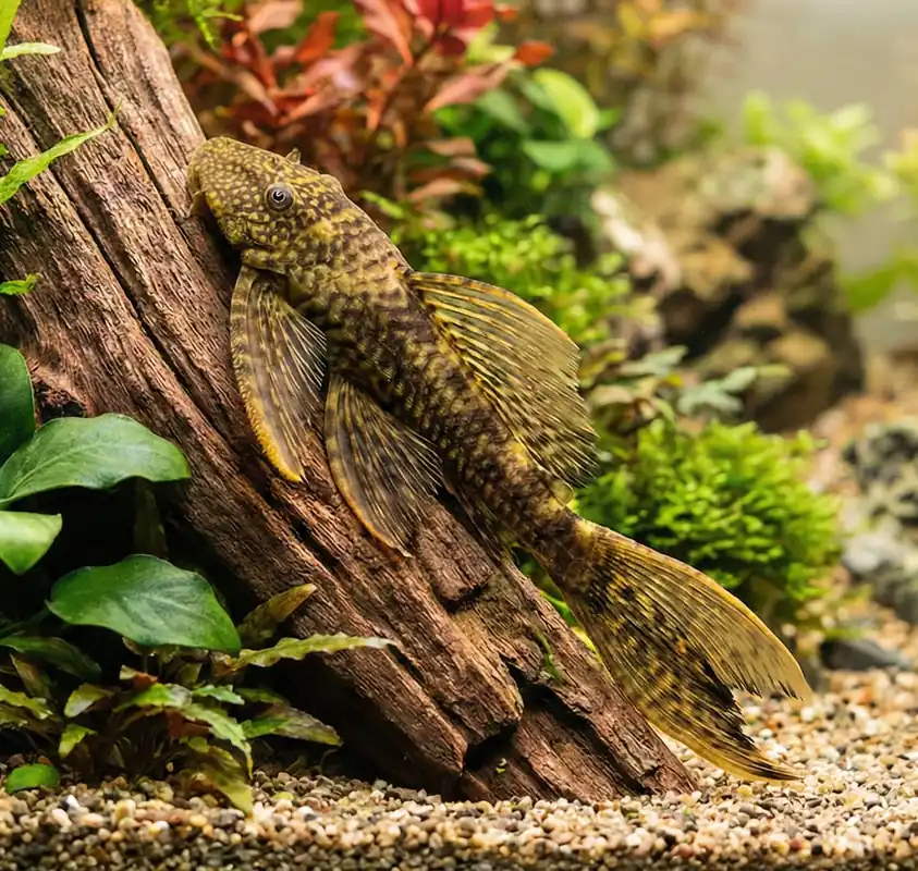 Longfin Bushynose Pleco - Cuboid Nature Aquarium