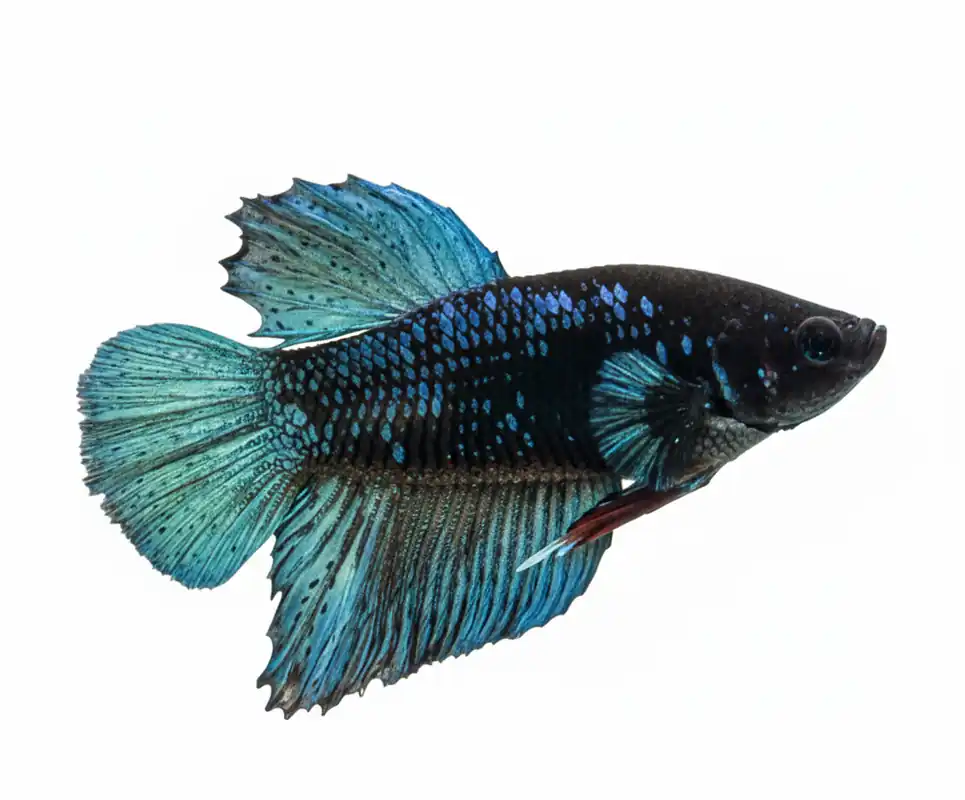 Avatar Halfmoon Plakat Male Betta - Cuboid Nature Aquarium