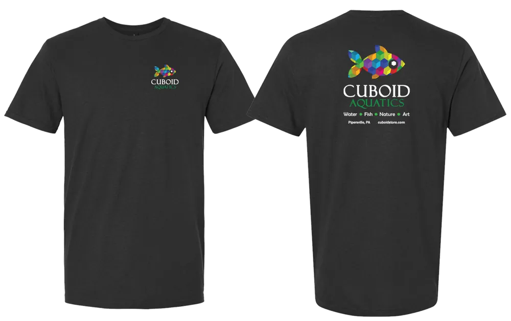 Cuboid Shirt - Black, Cotton, Short Sleeve