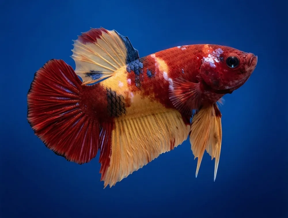 Koi Plakat Male Betta - Cuboid Nature Aquarium
