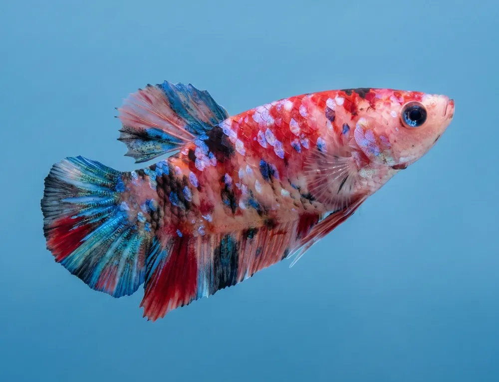 Koi Galaxy Plakat Female Betta - Cuboid Nature Aquarium