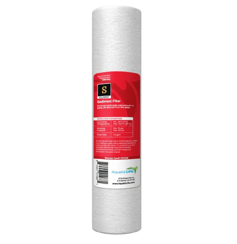 Aquatic Life RO Buddie Sediment Filter Classic - Filtration & Skimmers