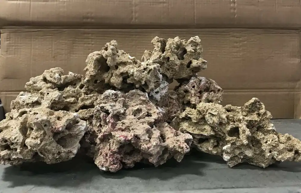CaribSea Moani Rock 50lb Box; 3+box - Corals