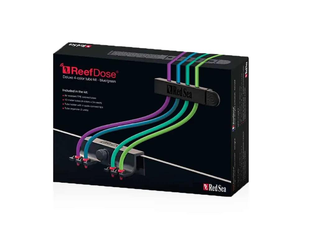 ReefDose Accessory 4-Color Tubing Set – Blue-Green – Red Sea