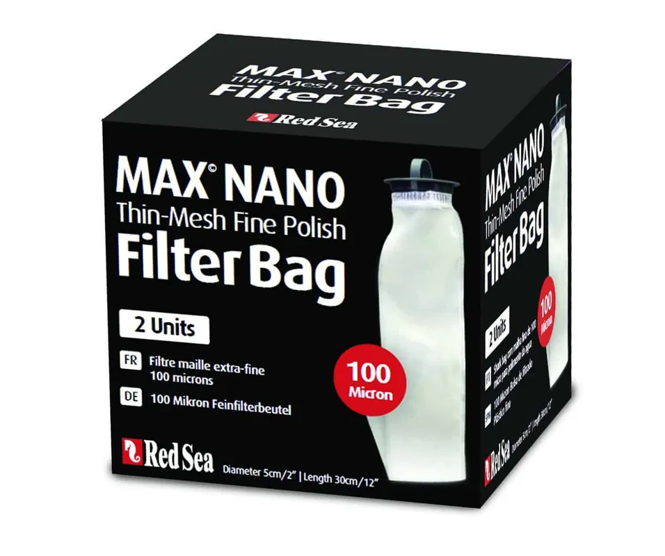 Max Nano 100 Micron Thin Mesh Filter Sock (2 units) Red Sea - Filtration & Skimmers