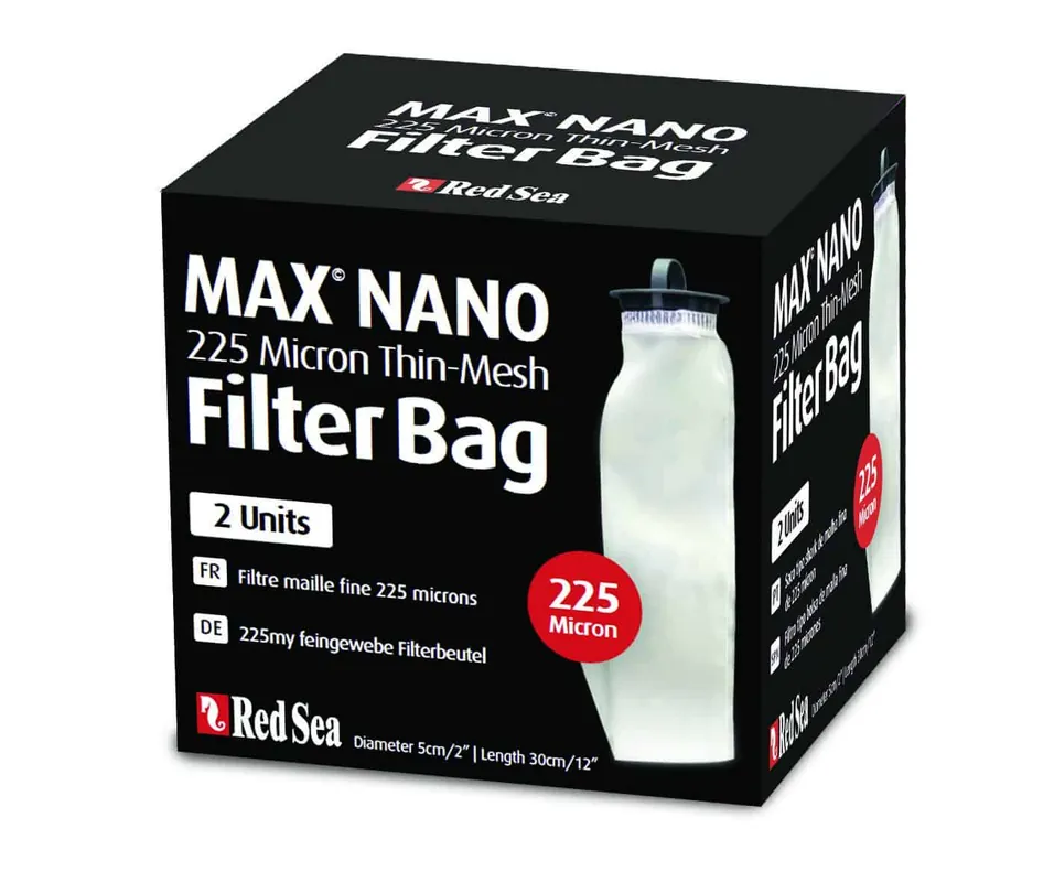 Max Nano 225 Micron Thin Mesh Filter Sock (2 units) by Red Sea - Filtration & Skimmers