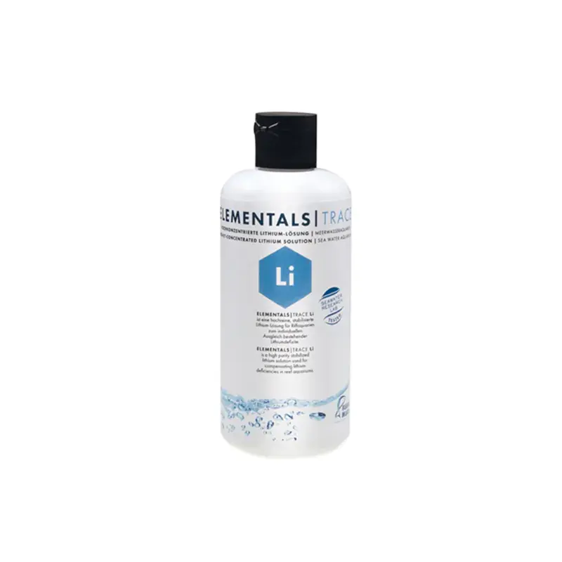 Fauna Marin Elementals Trace Lithium (Li) Aquarium Additive 250 mL - Maintenance & Accessories