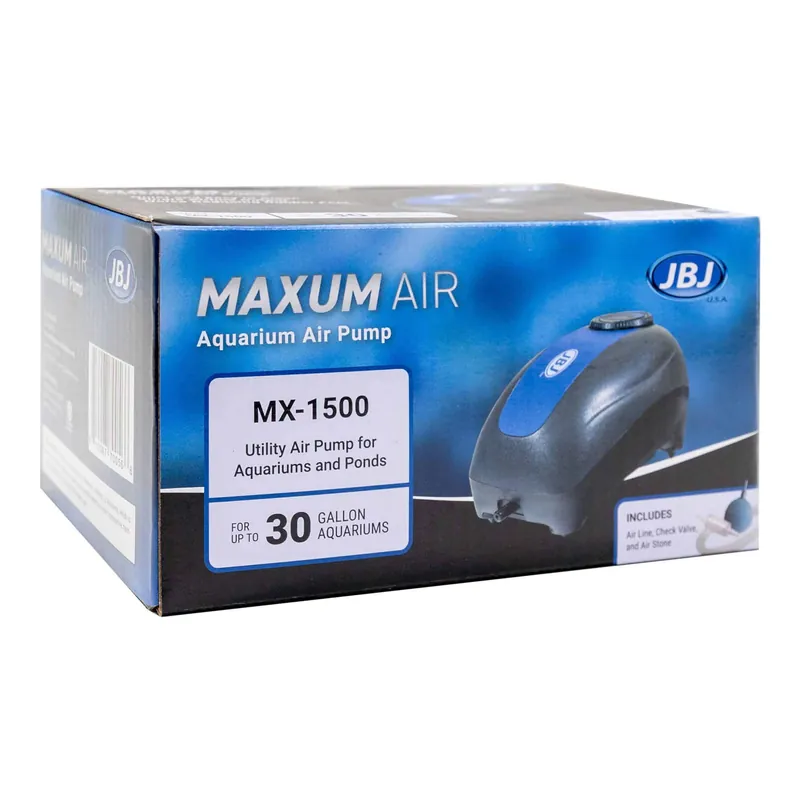 Maxum Aquarium Airpump Kit – 1.5 L/Min – 30 Gal – JBJ - Pumps & Flow