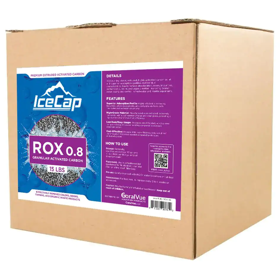 IceCap ROX Granular Carbon Media 0.8 mm 15 lb - Filtration & Skimmers