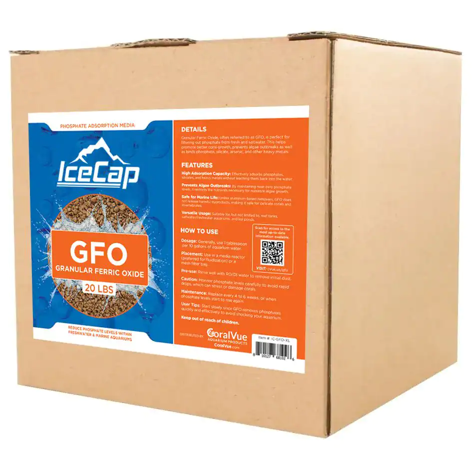 IceCap GFO Granular Ferric Oxide Filter Media XL 20 lbs - Filtration & Skimmers