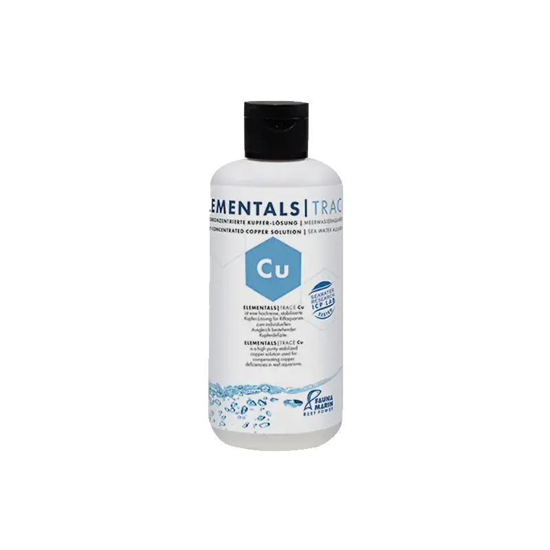 Fauna Marin Elementals Trace Copper Tank Supplement 250 mL - Maintenance & Accessories