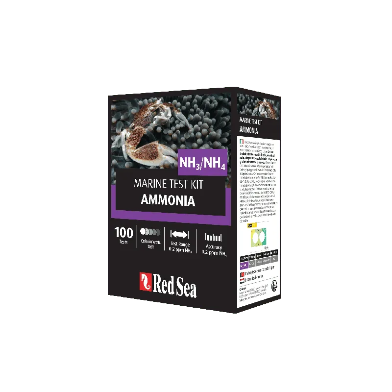 MCP Ammonia Test (100 Pack) by Red Sea - Maintenance & Accessories