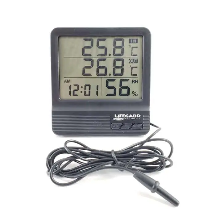 Digital Thermometers /Hygrometer Lifegard Aquatics - Heaters & Chillers