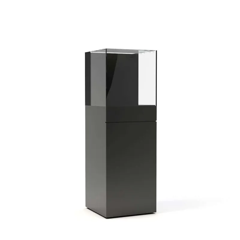 Aquarium Cabinet Stand 25G – Black High Gloss 36″ Tall - Aquariums