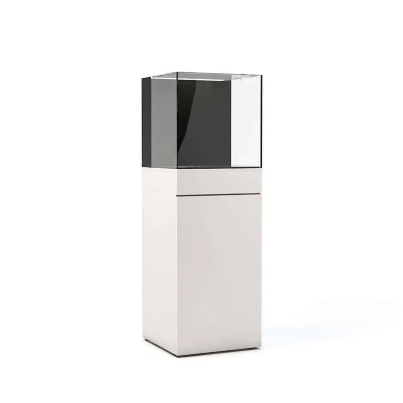 Rimless Flat Panel Aquarium and Stand – 25 G AIO – White - Aquariums