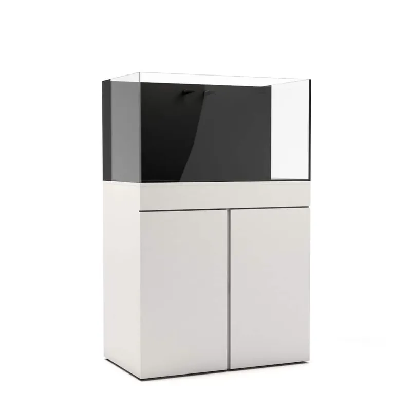 JBJ Aquarium Rimless Flat Panel 65G AIO – with White Stand - Aquariums