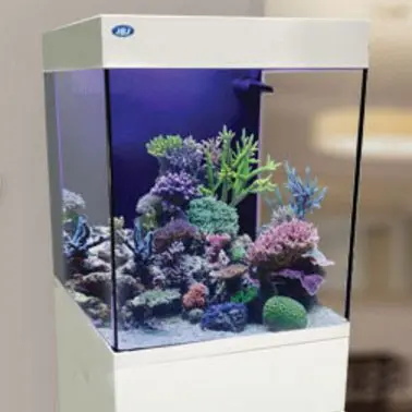 JBJ Nanocube 15 Gallon Cube White LED AIO Tank - Aquariums