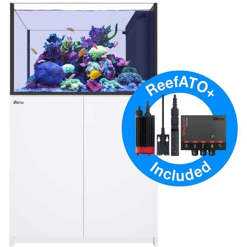Reefer Peninsula Deluxe 500 G2+ System w/ 2x ReefLED 170 (109 Gal) – White Red Sea - Aquariums
