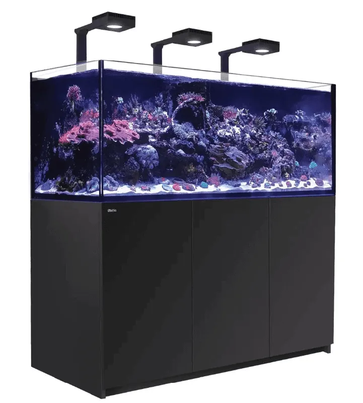 Red Sea Reefer XXL 625 G2+ Deluxe System – Black (incl. 3 X RL 115 & Mount arms) - Aquariums